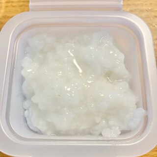 離乳食中期　7倍粥